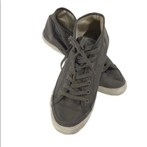 Converse High Tops, Gray, Men’s 10 Women’s 12